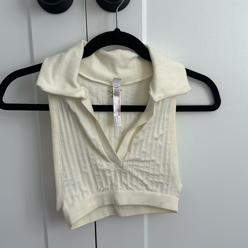 Free People collared top size Small